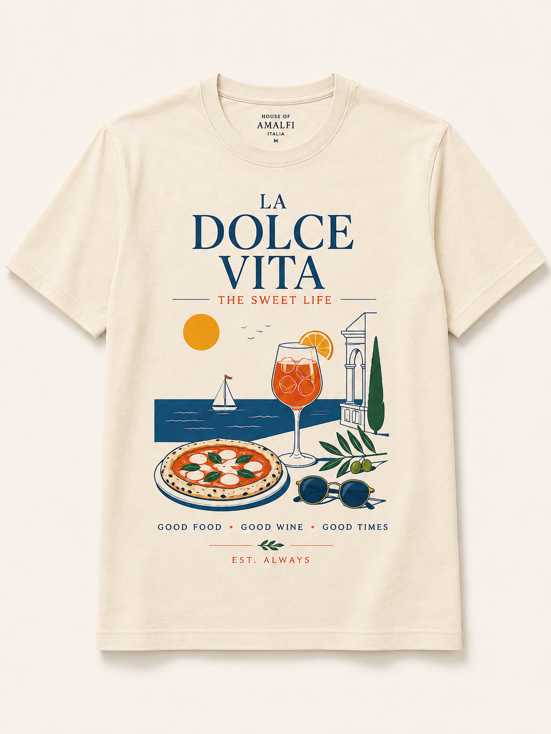La Dolce Vita Tee - Oversized