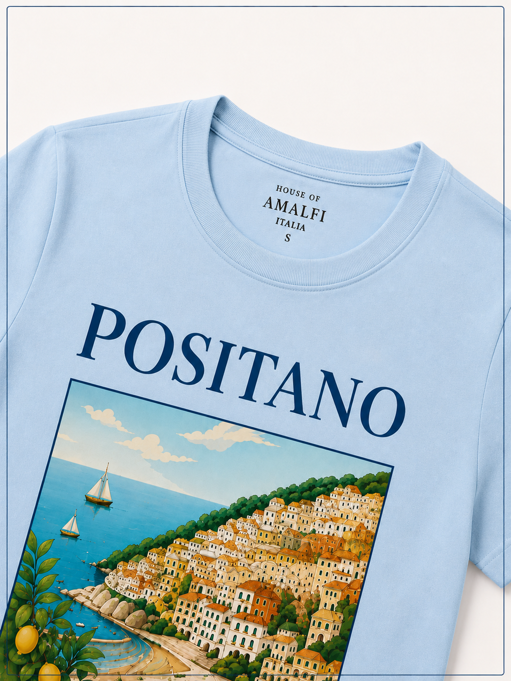 Positano Dreams Tee - Oversized