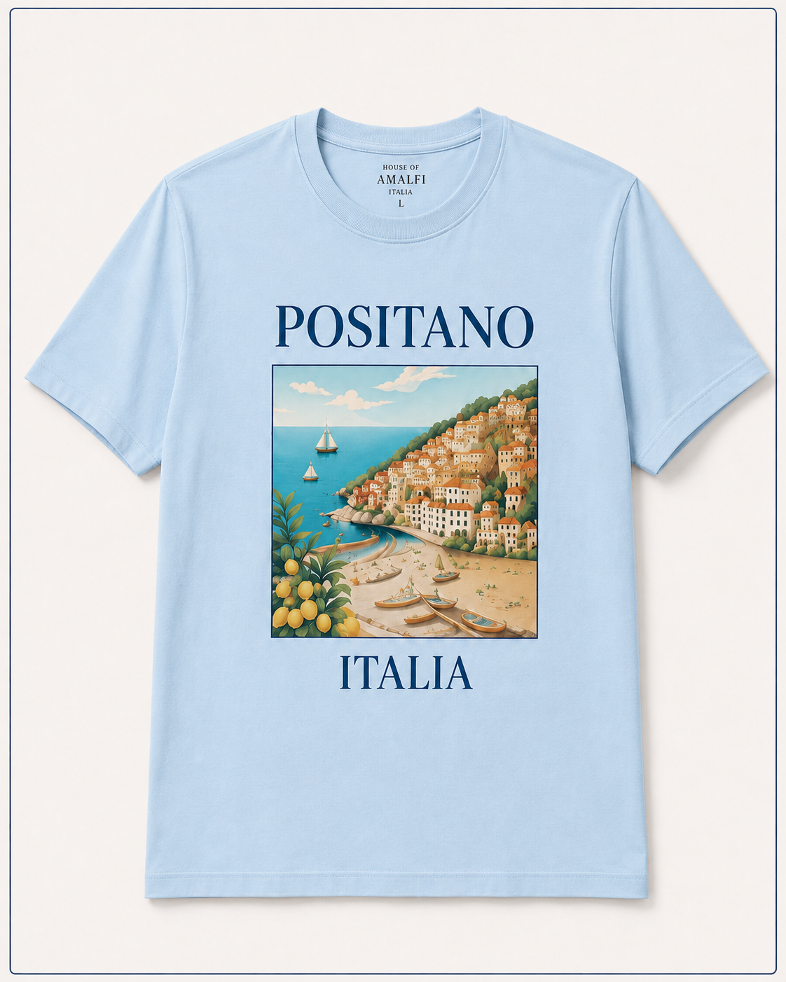 Positano Dreams Tee - Oversized