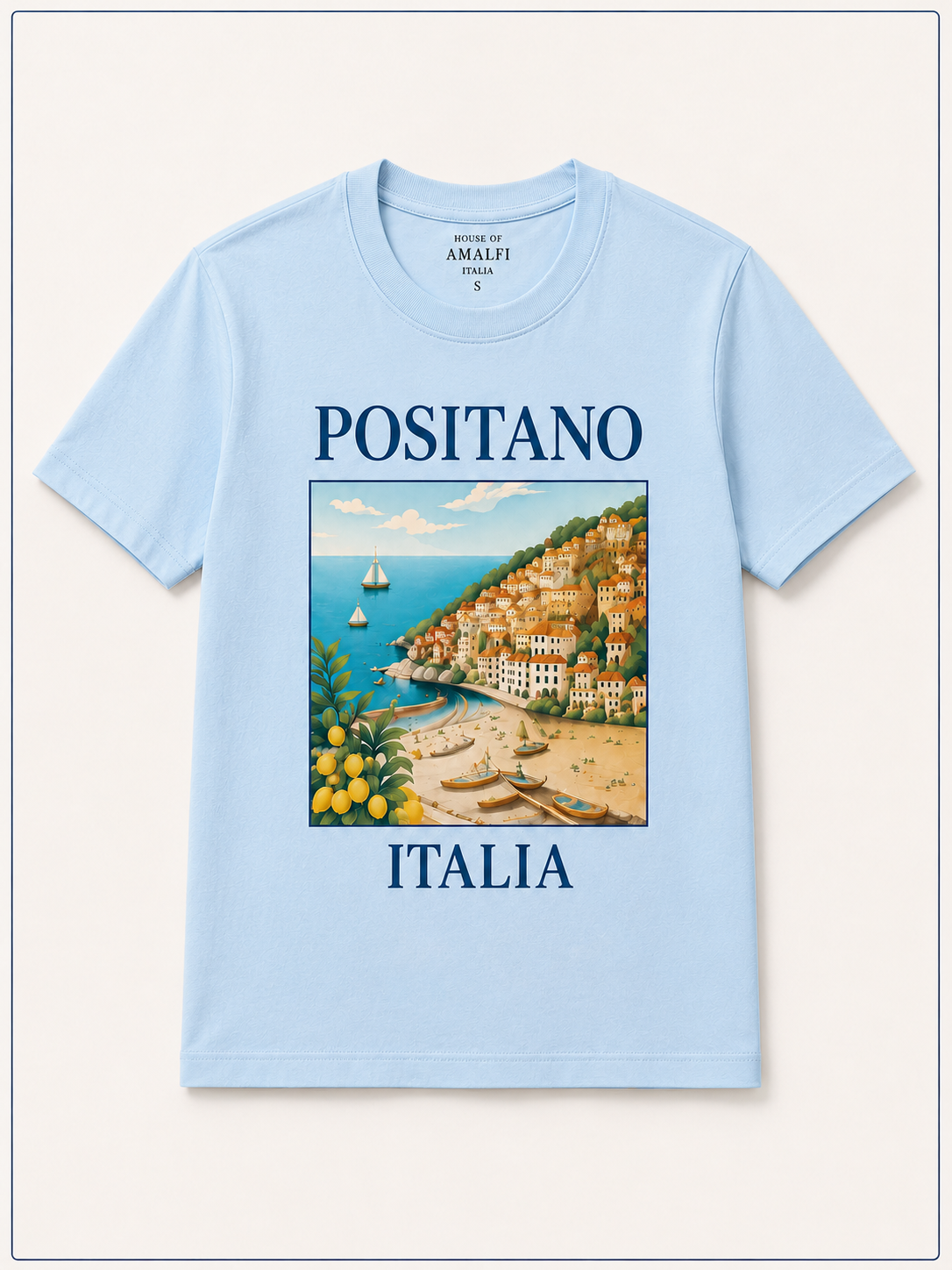 Positano Dreams Tee - Oversized