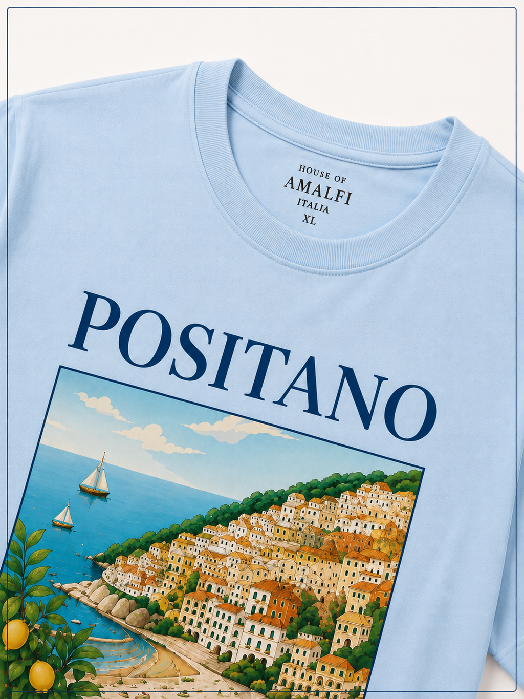 Positano Dreams Tee - Oversized