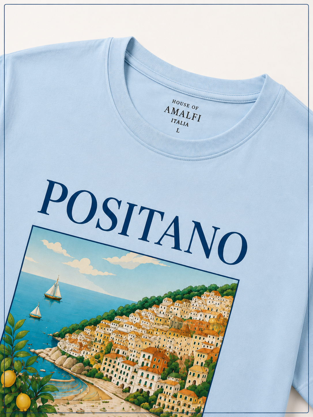Positano Dreams Tee - Oversized