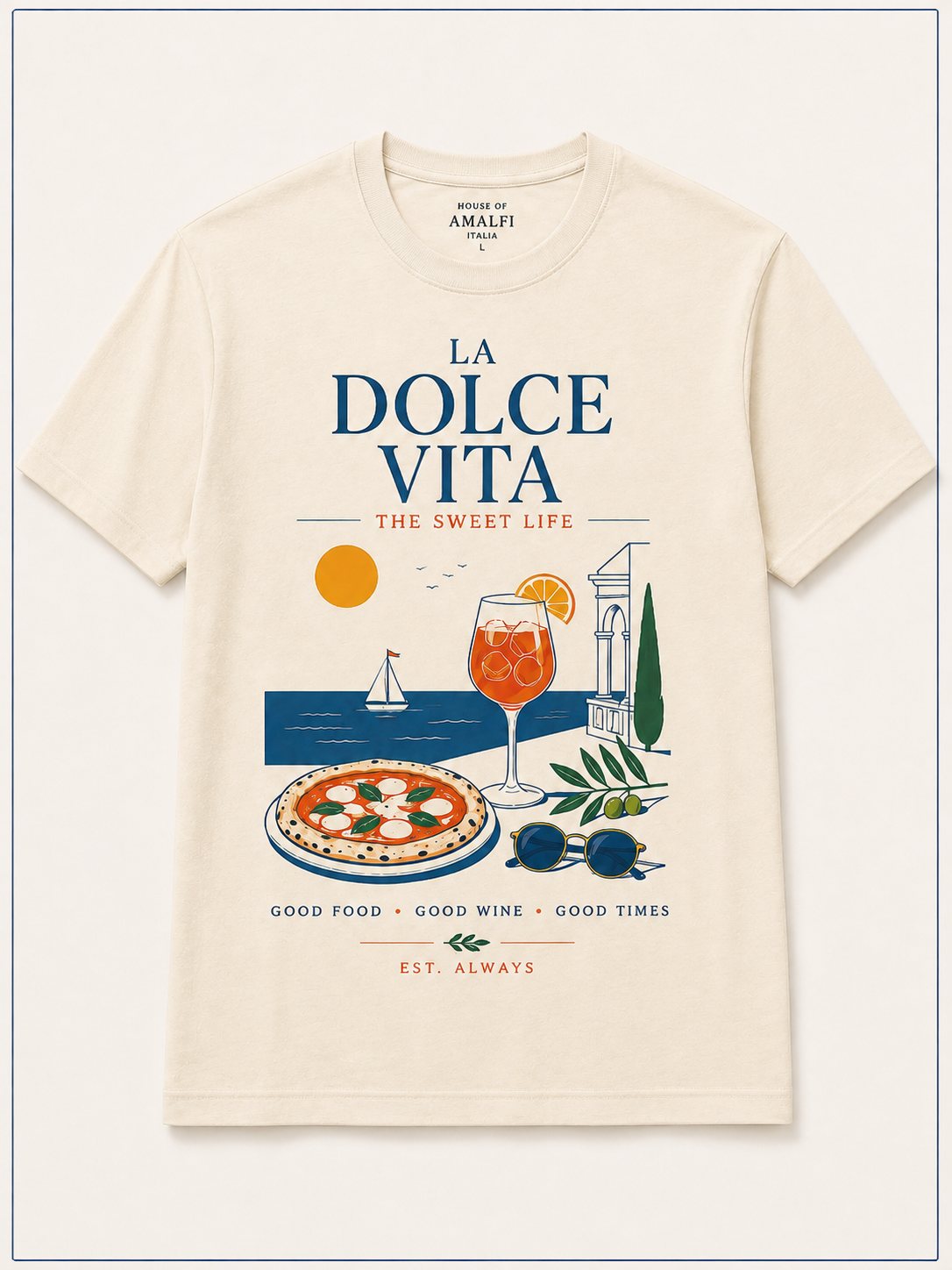 La Dolce Vita Tee - Oversized