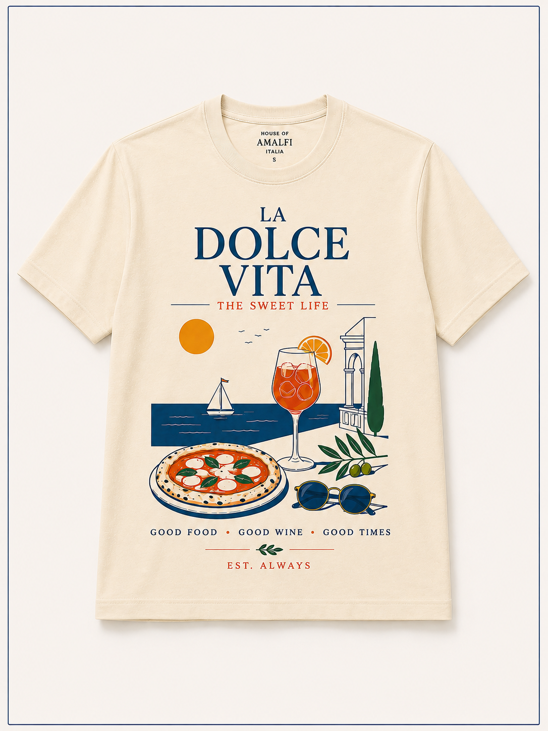 La Dolce Vita Tee - Oversized