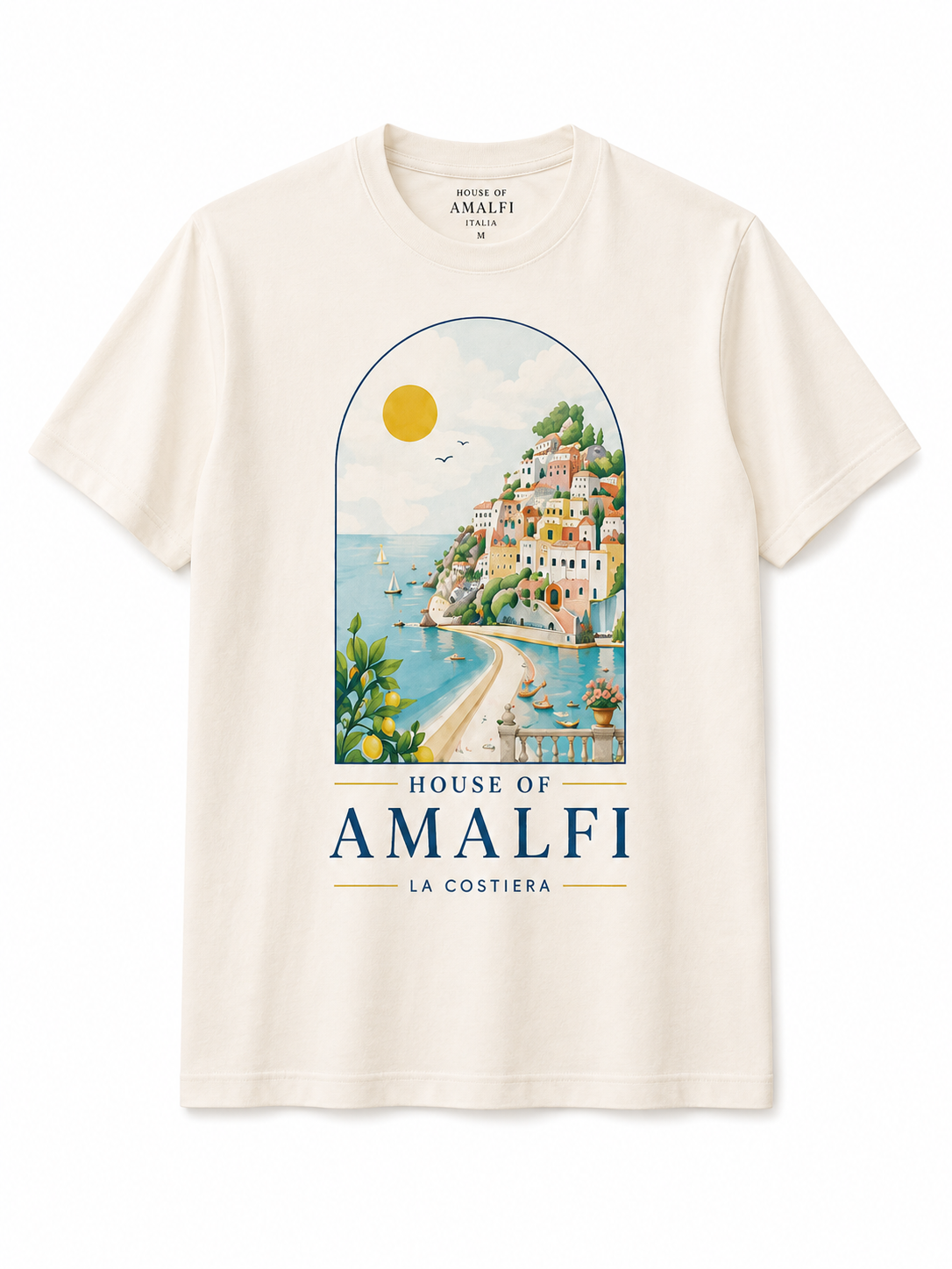 Amalfi Vista Tee - Oversized